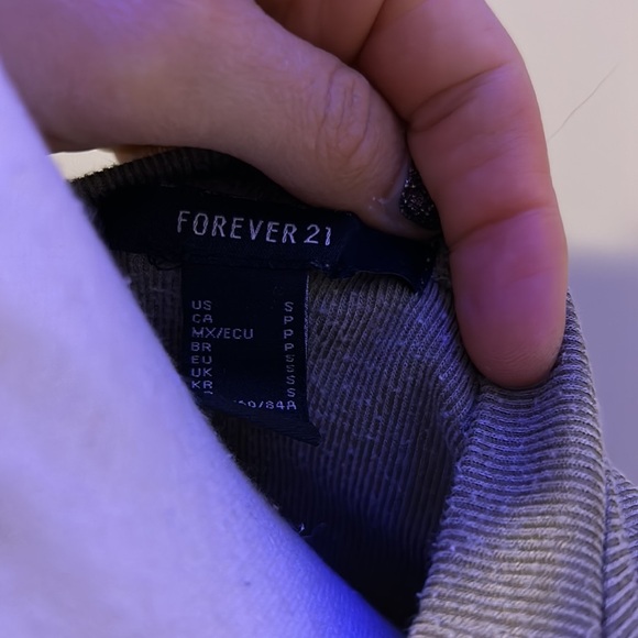 Forever 21 grey tshirt dress - Picture 3 of 4